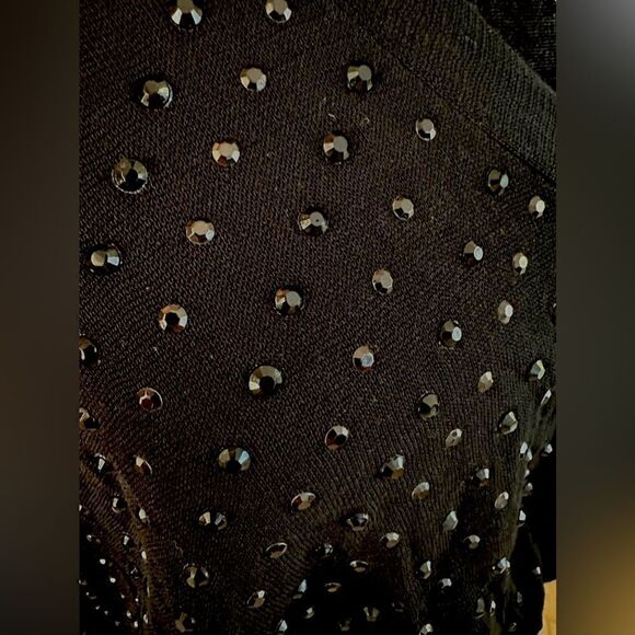 🔥🔥Faith Connexion Embellished Studded V Neck Slouchy Mini  Dress Size S - Picture 13 of 16